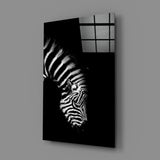 Zebra Glass Wall Art