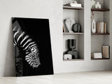 Zebra Glass Wall Art