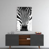 Zebra Glass Wall Art