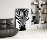 Zebra Glass Wall Art