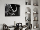 Bison Glass Wall Art