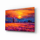 Sunset Glass Wall Art