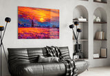 Sunset Glass Wall Art