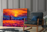 Sunset Glass Wall Art