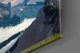 Mountains Glass Wall Art