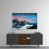 Mountains Glass Wall Art