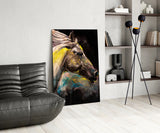 Horse Glass Wall Art