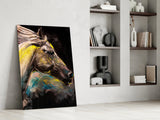 Horse Glass Wall Art