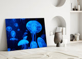 Jellyfish Glass Wall Art