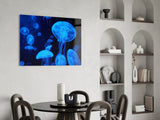 Jellyfish Glass Wall Art