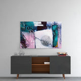 Abstract Texture Glass Wall Art