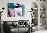 Abstract Texture Glass Wall Art