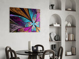 Colorful Flower Glass Wall Art