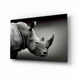 Rhino Glass Wall Art