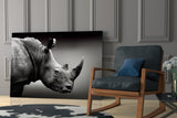 Rhino Glass Wall Art