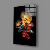 Betta's Dance Glass Wall Art