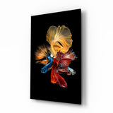 Betta's Dance Glass Wall Art