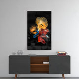 Betta's Dance Glass Wall Art