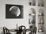 Brain Glass Wall Art