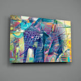 Elephant Glass Wall Art