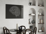 Brain Glass Wall Art