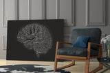 Brain Glass Wall Art