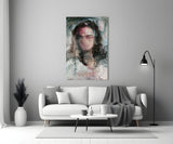 Women's Glass Wall Art