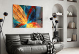 Fractal Flower Glass Wall Art