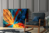 Fractal Flower Glass Wall Art