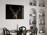 Deer Glass Wall Art