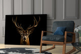 Deer Glass Wall Art