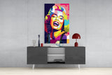 Marilyn Monroe Glass Wall Art