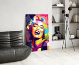 Marilyn Monroe Glass Wall Art