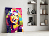 Marilyn Monroe Glass Wall Art