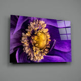 Yellow Flower Glass Wall Art