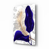 Leaves Glass Wall Art