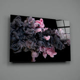 Pink Smoke Glass Wall Art