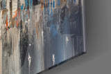 Abstract City Glass Wall Art