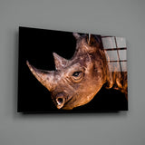 Rhino Glass Wall Art