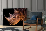 Rhino Glass Wall Art