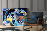 Abstract Glass Wall Art