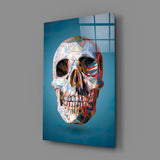 Skull Glass Wall Art