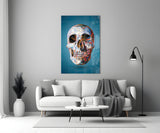 Skull Glass Wall Art