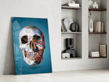 Skull Glass Wall Art