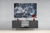 Gray Smoke Glass Wall Art