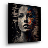 Women Glass Wall Art  || Designers Collection