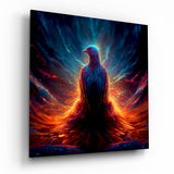 Arte de pared de vidrio de Phoenix || Collezione designer