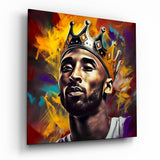 Kobe Bryant Glass Wall Art  || Designers Collection