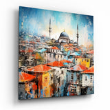 Arte de pared de vidrio de Istanbul