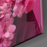 Flower Mask Glass Wall Art